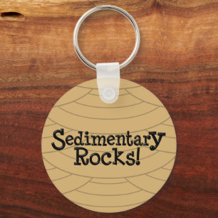 Sedimentary Rocks! Key Ring