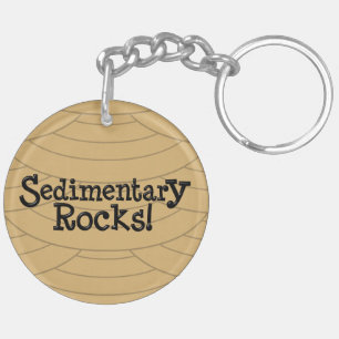 Sedimentary Rocks! Key Ring