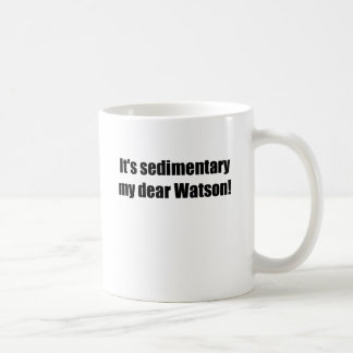 sedimentaryblack coffee mug