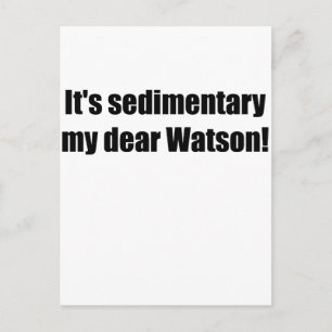 sedimentaryblack postcard