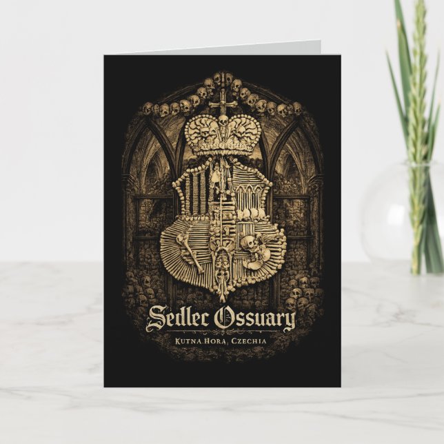 Sedlec Ossuary Card (Front)