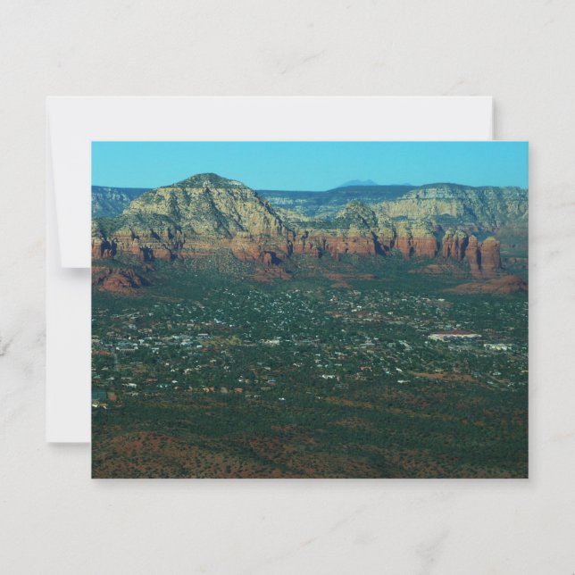 Sedona and Coffee Pot Rock from Above (Front)