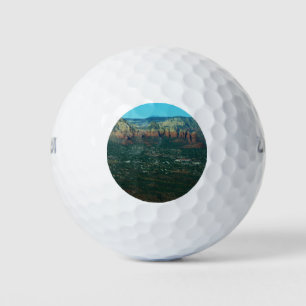 Sedona and Coffee Pot Rock from Above Golf Balls