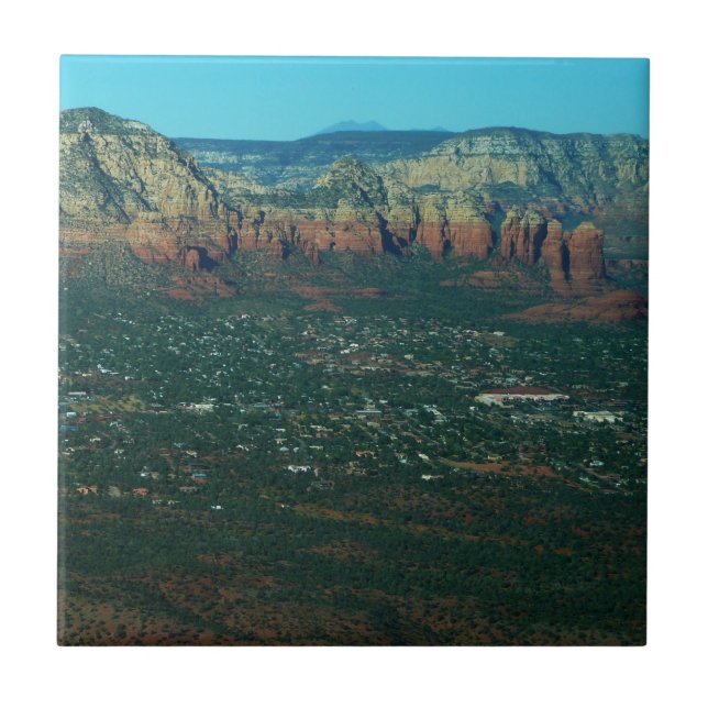 Sedona and Coffee Pot Rock from Above Tile (Front)