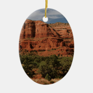 Sedona Arizona Butte Rock Desert Landscape Ceramic Tree Decoration