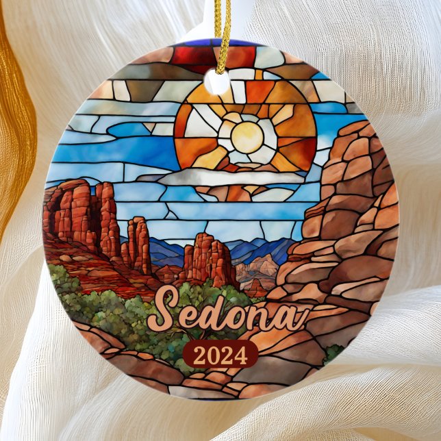 Sedona Arizona Desert Ceramic Tree Decoration (Creator Uploaded)