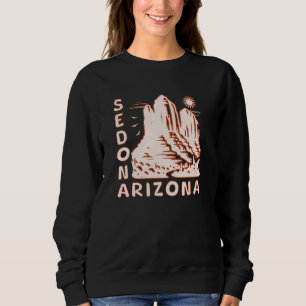 Sedona Arizona Hiking Cathedral Rock Spiritual Wel Sweatshirt