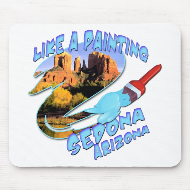 Sedona Arizona Mouse Mat (Front)