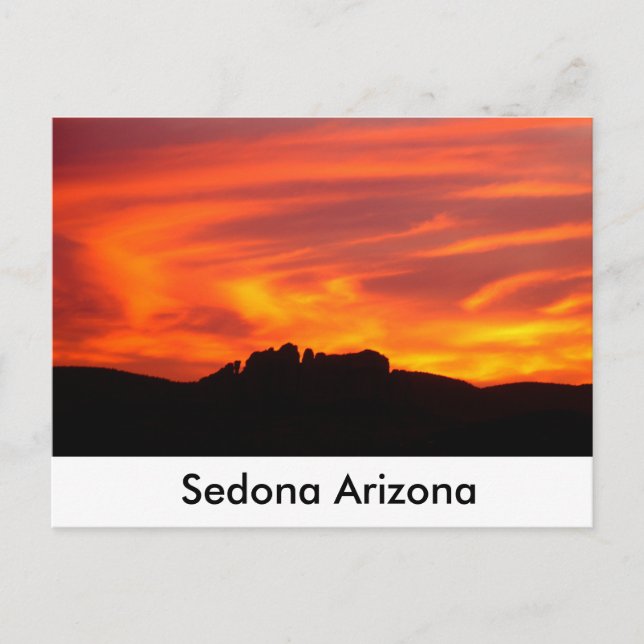 Sedona Arizona Postcard (Front)