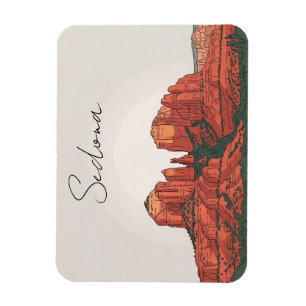 Sedona Arizona Postcard Magnet