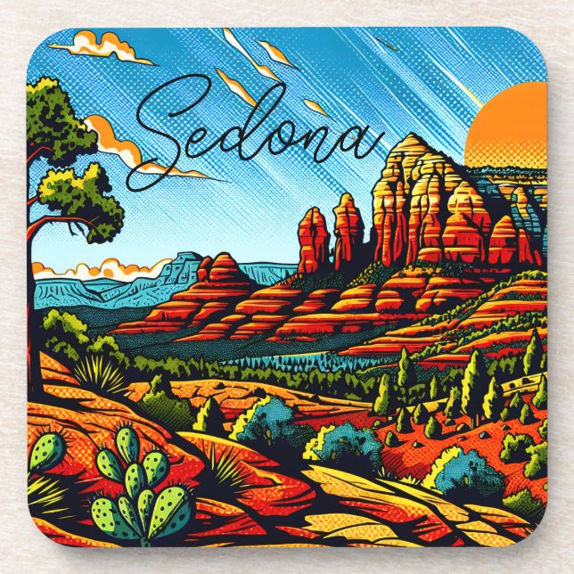 Sedona, Arizona Red Canyon Coaster (Front)