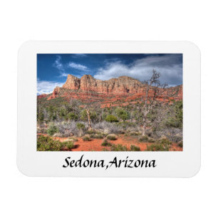 Sedona Arizona red rock landscape Magnet