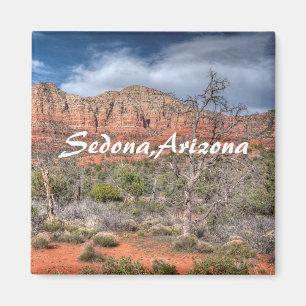 Sedona Arizona red rock landscape Magnet