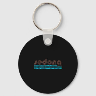 Sedona arizona retro vintage weathered hiking key ring