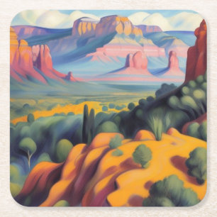 Sedona, Arizona Square Paper Coaster