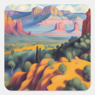 Sedona, Arizona Square Sticker