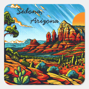 Sedona, Arizona  Square Sticker