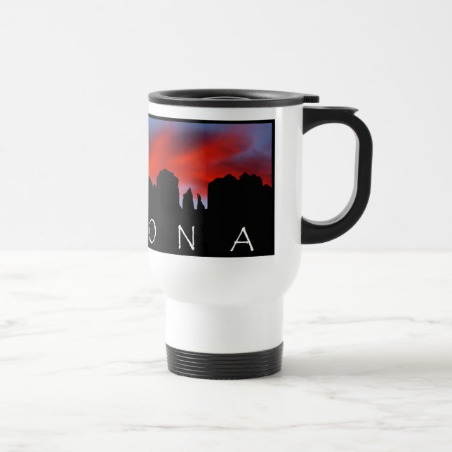 Sedona Arizona Sunset Gift Travel Mug (Right)