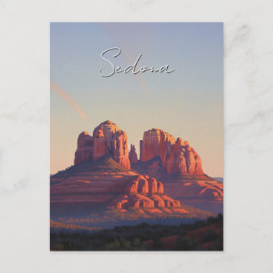 Sedona Arizona Travel Cathedral Rock Postcard