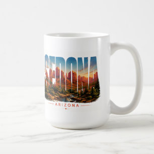 Sedona Arizona Travel Red Rock Desert Landscape Coffee Mug