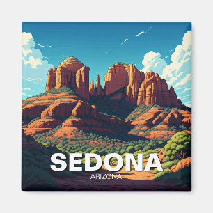 Sedona Arizona Travel Red Rocks Magnet