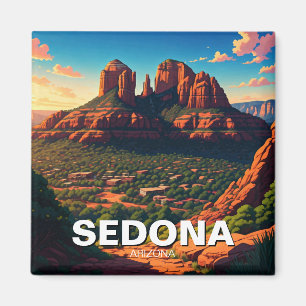 Sedona Arizona Travel Red Rocks Vertical Magnet