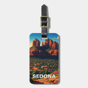 Sedona Arizona Travel Vertical Luggage Tag