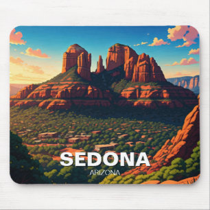 Sedona Arizona Travel Vertical Mouse Mat