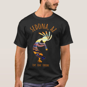 Sedona Arizona Usa Dancing Kokopelli Southwest Des T-Shirt