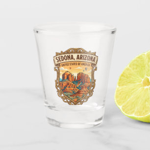 Sedona, Arizona USA Shot Glass