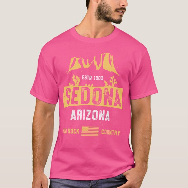 Sedona Arizona Vacation Shirt Red Rock Country Cac (Front)