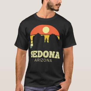 Sedona Arizona Vintage Sunset Adventure Outrs Life T-Shirt