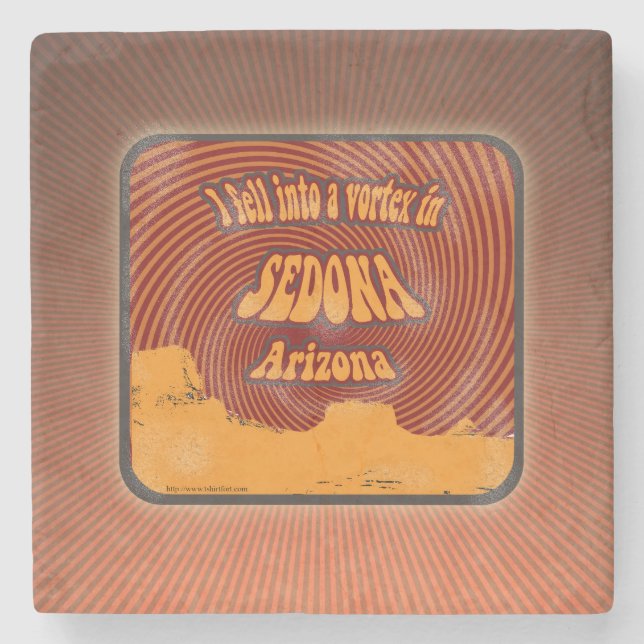 Sedona Arizona Vortex Stone Coaster (Front)