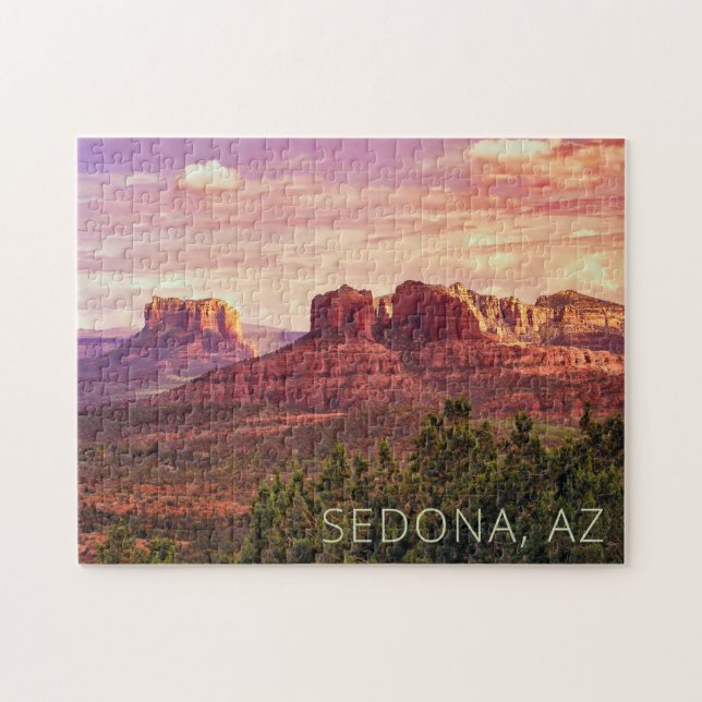 Sedona AZ Jigsaw Puzzle | Arizona Desert Sunset (Horizontal)