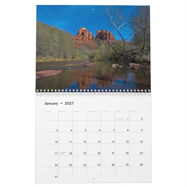Sedona Beauty 2014 Calendar (Jan 2027)