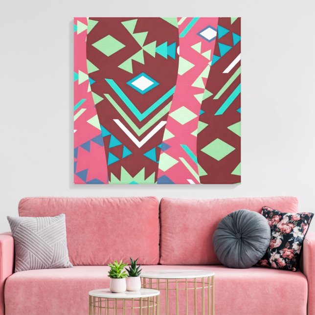 Sedona Boho Canvas Print (Insitu(LivingRoom))