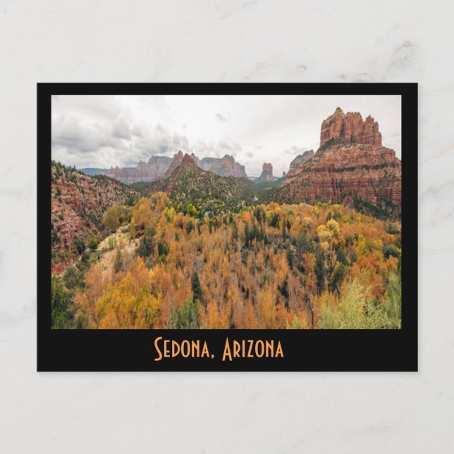 Sedona Fall Colour in Arizona Postcard (Front)