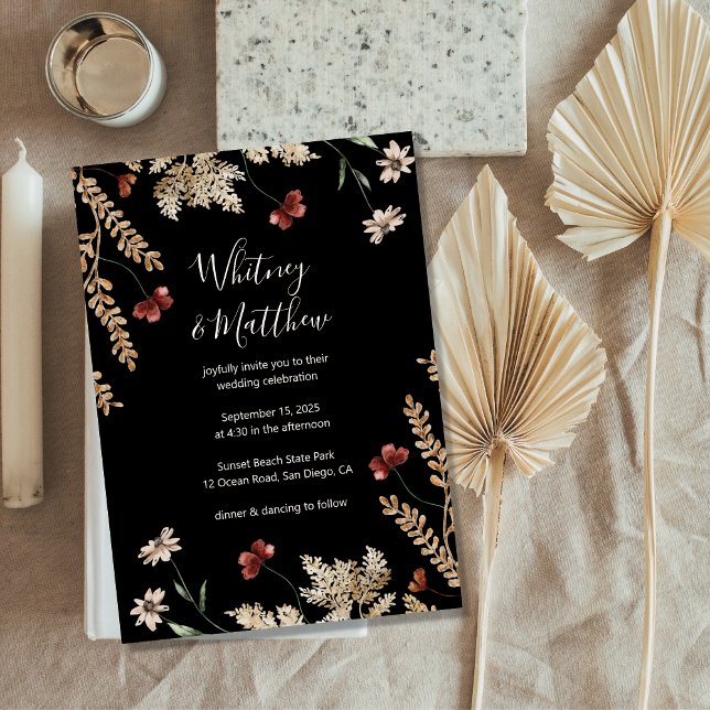 Sedona Garden Wedding Invitation (Creator Uploaded)
