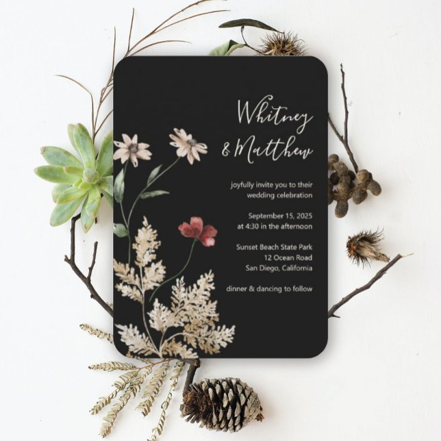 Sedona Garden Wedding Invitation (Creator Uploaded)