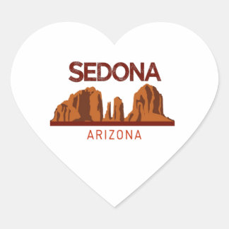 SEDONA HEART STICKER
