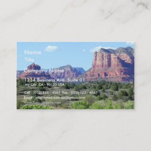 Sedona Mountains Business Card