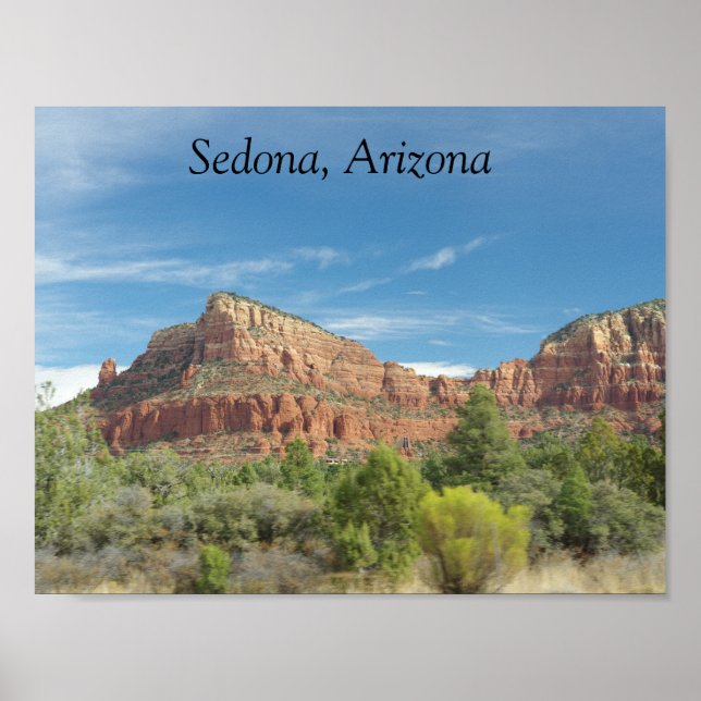 Sedona Red rocks Poster (Front)
