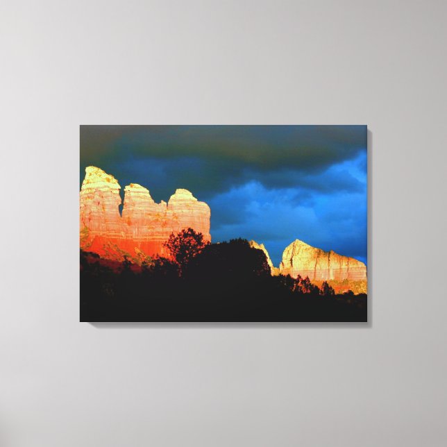Sedona red rocks wrapped canvas (Front)