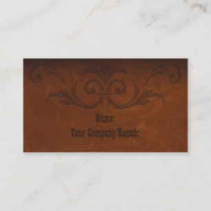 Sedona Western Business Card