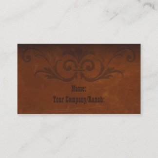 Sedona Western Business Card