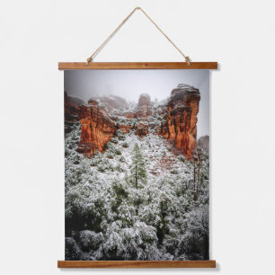 Sedona Winter Canyons Hanging Tapestry