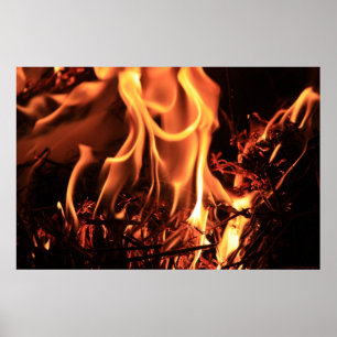 Seductive Flames Print