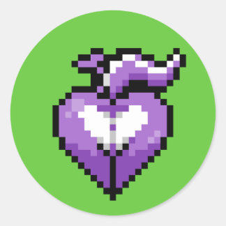 Seductive purple skunk Sticker