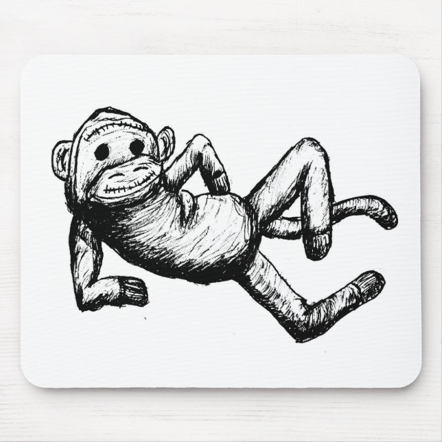 seductive sockmonkey mouse mat (Front)