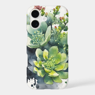 Sedum - Watercolor flowers Case-Mate iPhone Case